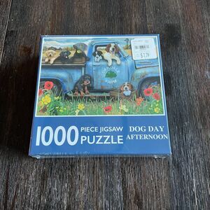 Dog Day Afternoon Jigsaw Puzzle 1000 Pieces 27.5 x 19.7 Dogs Puppies Sealed NEW